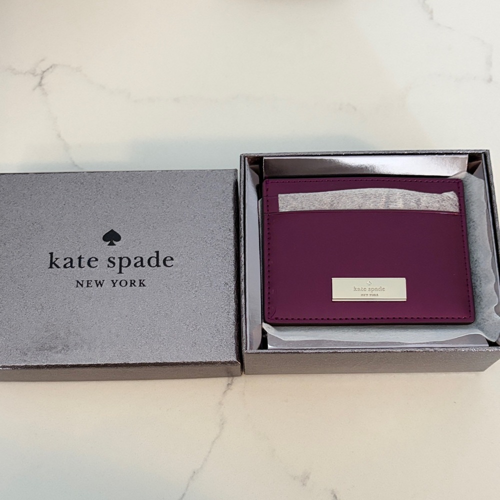 Kate Spade Plum Card Holder